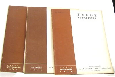 Tyrol Vorarlberg n°1 - 2 - 3/4 Revue mensuelle du Club militaire français - Photo 1/2