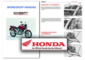 Honda CBF250 CBX250 TWISTER Service Workshop Repair Shop Manual CBF CBX 250 - Picture 1 of 2