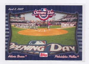 2007 Topps - Opening Day - Team vs. Team - Braves / Phillies - #OD2 - Picture 1 of 2