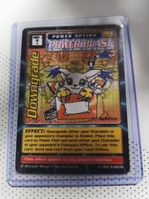 Power Blast Downgrade Digimon Card 1st Edition English St-57