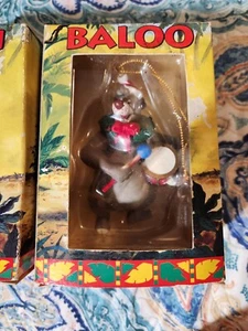 Grolier Baloo and Mowgli  Jungle Book Walt Disney 1996 Ornaments - Picture 1 of 10