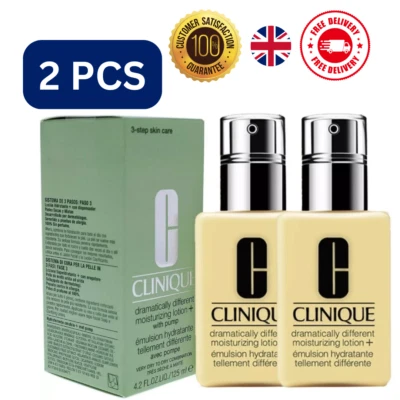 2Pack Clinique Dramatically Different Moisturizing Lotion with Pump 125ml 2025 - Image 1 of 4