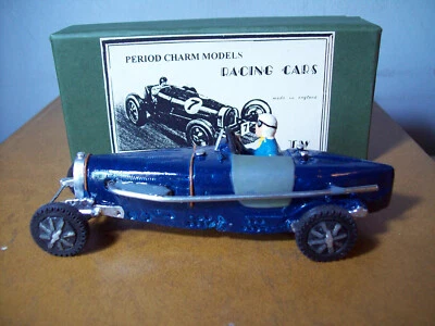 1/41 TREVOR WRIGHT PERIOD CHARM MODELS BUGATTI TYPE 59 IN BLUE - Image 1 of 4