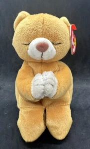 Retired 1998 Ty Beanie Baby "Hope" the Praying Bear with Rare Tag Errors - Picture 1 of 8