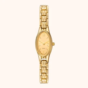 Vintage-Inspired Womens Watch Retro Gold Womens Timepiece Pulsar V220 Dupe - Foto 1 di 6