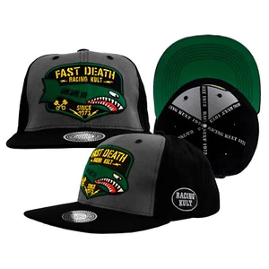 Racing Kult Fast Death Snapback Cap mit Stick US-CAR Tuning Oldtimer - Bild 1 von 6