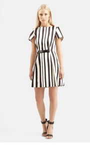 Topshop 'Shoto' Stripe A-Line Dress (size 4) - Picture 1 of 3