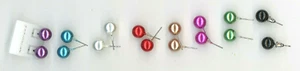 Ball Stud Pierced Earrings Shiny 3/8" W New JD-36 - Picture 1 of 9