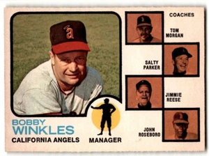 1973 O-Pee-Chee Bobby Winkles/Tom Morgan/Salty Parker/Jimmie Reese/John Roseboro - Picture 1 of 2
