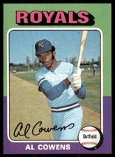 1975 Topps Al Cowens Rookie Kansas City Royals #437