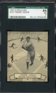 1937 O-Pee-Chee - OPC - #111 Goose Goslin HOF - SGC 84/7 NM - Detroit Tigers - Bild 1 von 2