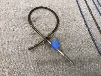 74-78 Datsun 260Z 280Z cable de reinicio de viaje con tornillo de fijación OEM usado Nissan S30 Fairlady Foto 1 de 2