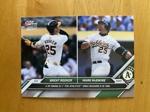 2024 Topps Now #157 Brent Rooker / Mark McGwire Pr668  - Bild 1 von 2