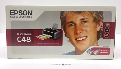 Epson Stylus C48 A4 Colour Inkjet Printer C11C575701CA - Image 1 of 4