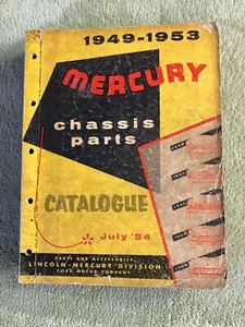 Used 1949-53 Mercury Chassis Parts Catalogue 3671-53 - Picture 1 of 9
