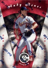 1997 Pinnacle Totally Certified PLATINUM RED #16 Andy Benes SERIAL #573/3999