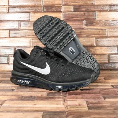 Nike Air Max 2017 Triple Black Reflective White Anthracite 849559-001 Men's 7 - image 1 of 4