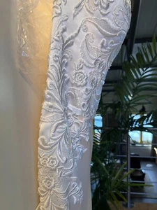 Brautkleid Fit and Flair A-Linie weiß Gr. 38 Herzausschnitt Marke Schantal - Bild 1 von 10