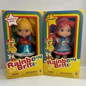 Rainbow Brite & Moonglow Puppen 40th Anniversary Plüsch SDCC 2024 Neu im Karton TLS Toys - Bild 1 von 17
