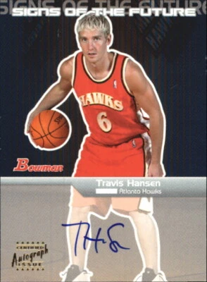 2003-04 Bowman Signs of the Future #TH Travis Hansen Auto - NM-MT - Image 1 of 2