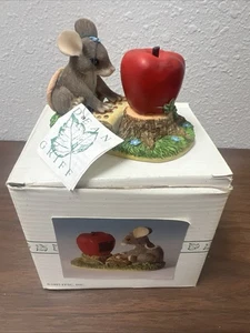 Vintage Charming Tails #89/702 MAXINE GOES ON-LINE on an apple computer 1997 - Bild 1 von 13