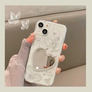 Für iPhone 17 Air 17 16 Pro Max 15 14 13 12 11 7 XR XS Handyhülle Love Mirror - Bild 1 von 7