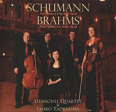 Henschel Quartet & Emiko Tadenuma - Schumann, Bramhs - Piano Quintets (CD 2010) - Image 1 of 2