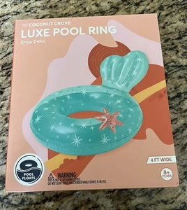 COCONUT GROVE ~ Luxus Pool Ring "verrückter Kaktus" 8 Jahre + 4 Fuß breit, NEU - Bild 1 von 1