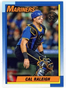 2025 Topps Cal Raleigh 1990 Style baseball card insert - Picture 1 of 1