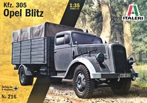 Camión militar Italeri 1/35 0216 Segunda Guerra Mundial alemán Opel Blitz automóvil 305 con 2 figuras - Imagen 1 de 1