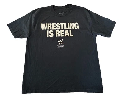Travis Scott x WWE T Shirt XXL Black Wrestling Is Real NEW *flaws - Image 1 of 4