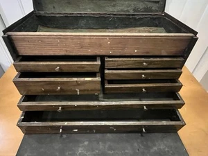 ๐7 Drawer Machinists Steel ToolBox Gerstner Yale Vintage Antique Rare Awesome! - Picture 1 of 11