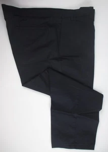 LANDS END marineblau maßgeschneiderte Passform einfache Vorderseite Chinohose Herren 35 x 26 NEU - Bild 1 von 6