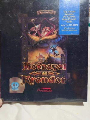 Betrayal at Krondor MS-DOS Big Box CD-ROM PC Game RARE NEW SEALED Raymond Feist - Image 1 of 4