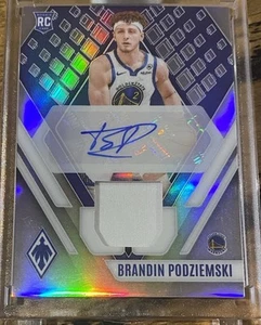 Brandin Podziemski 2023-24 Panini Phoenix Rookie Jersey Autographs SP/199 RPA RC - Picture 1 of 3