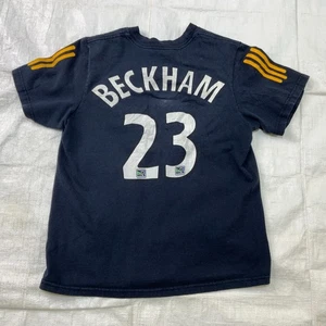Vintage La Galaxy #23 David Beckham Youth Shirt Authentic 2007 Fußball Trikot Größe M - Bild 1 von 8
