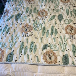 Babihiior Baby Play Mat 50”X50” Quilted Double Sided Jungle Unisex Easy Care - Picture 1 of 5
