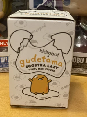 Kidrobot x Gudetama Eggstra Lazy Vinyl Mini Surprise Box Sealed New - Image 1 of 4