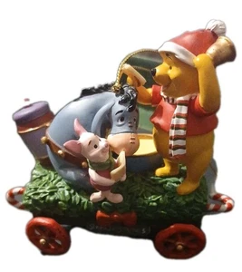 2002 Disney Bradford Editions Poohs Honeypot Express Train Car Eeyor Piglet Pooh - Picture 1 of 10
