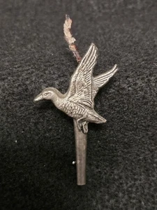 Antique German Flying Duck Hunting Brooch, Badge Hat Pinback Pin Back - Picture 1 of 5
