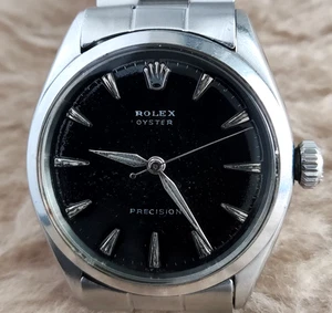 ROLEX Oyster PRECISION Ref 6480 MANUAL WIND Cal. 1210 34mm Mens Watch Circa 1955 - Picture 1 of 24