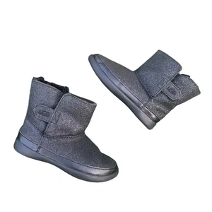 UGG Kleinkind Mädchen Keelan Metallic Glitzer Mode Stiefel Größe 9 schwarz Schuhe - Bild 1 von 13