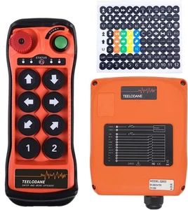 Q800 Kit Telecomando Gru Senza Fili Industriale 8 Pulsanti 12V 24V Sollevatore Elettrico - Foto 1 di 8