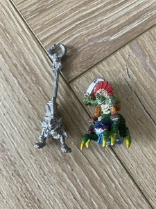 Warhammer Fantasy Forest Goblin Spider Rider Leader & Standartenträger 1992 GW - Bild 1 von 6