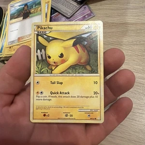 Tarjeta Pokémon Pikachu 78/123 LP no holográfica rara de colección - Imagen 1 de 5