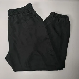 ZARA Jogger Stretch schwarz Kordelzug Pull On Hose Herren Größe XL - Bild 1 von 7