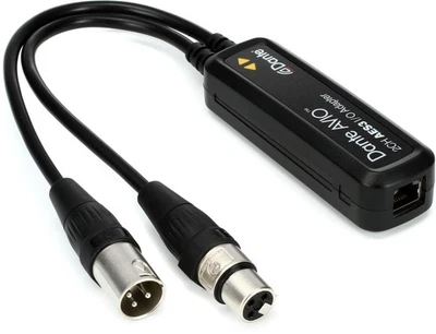 Audinate AVIO Dante 2x2 AES3/EBU Adapter