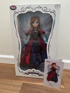 Disney Store Limited Edition Frozen Anna Schneeausrüstung 17 Zoll Puppe mit Boucher - Bild 1 von 16