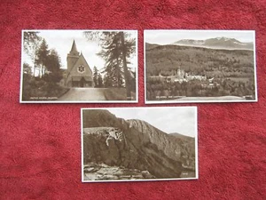  THREE  BRITISH  POSTCARDS   BALMORAL - Bild 1 von 1
