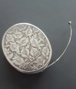 Très Rare Victorien Stg. Argent Vesta Correspondant Sûr +Tuyau Nettoyant H / M - Foto 1 di 24